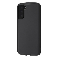 レイアウト Galaxy S21+ 5G用耐衝撃ハイブリッドケース Puffull クリア/ブラック RT-GS21PCC14/CBM