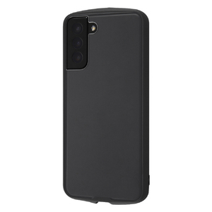 レイアウト Galaxy S21+ 5G用耐衝撃ハイブリッドケース Puffull クリア/ブラック RT-GS21PCC14/CBM-イメージ1