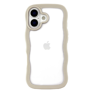 ユニケース Wavy Case (greige) for iPhone 17 UNI-25M-WCGG-イメージ1