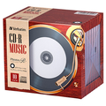 Verbatim インクジェットプリンタ対応音楽用CD レコードデザインPhono-R 10枚組 AR80FHP10V7