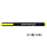 コクヨ 蛍光マーカープリフィクス シングル 黄10本 1箱(10本) F827020-PM-L102Y