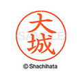 シヤチハタ ネームペン用ネーム シルバー 既製 大城 FC46257-X-GPS-0486