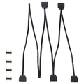 アイネックス アドレサブルLED用4分岐ケーブル 76cm ブラック RLD-SPLITDC4B