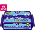 クレシア アクティ トイレに流せるたっぷり使えるおしりふき 24P FC412NT-80623