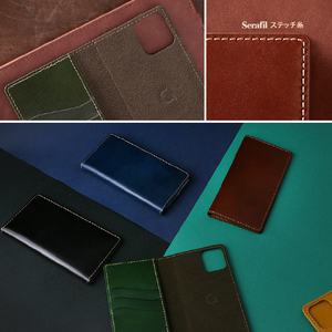 GAZE iPhone 12/12 Pro用Tuscany Belly MagSafe対応ダイアリーケース グリーン GZ20915I12PGR-イメージ9