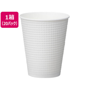 サンナップ エンボスカップ ホワイト260ml 50個入 20パック FCV2428-C2650E-イメージ1
