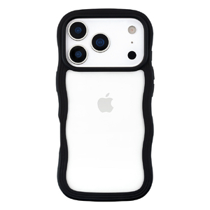 ユニケース Wavy Case (black) for iPhone 17 Pro UNI-25MP-WCBK-イメージ1