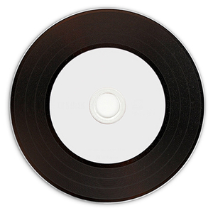 Verbatim インクジェットプリンタ対応音楽用CD レコードデザインPhono-R 30枚組 AR80FHP30SV7-イメージ2