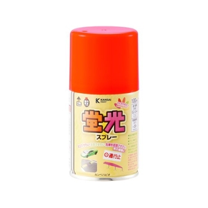 カンペハピオ 蛍光スプレー 蛍光レッド 100ml FCB089N-イメージ1