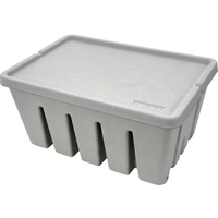 トラスコ中山 パルプ製ツールボックスM グレー グレー302210143 FC763DT-2075960