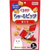 いなばペットフード CIAO ちゅ～るビッツ まぐろ 12g×3袋 ﾁﾕ-ﾙﾋﾞﾂﾂﾏｸﾞﾛ12GX3