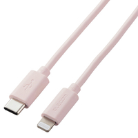 エレコム USB-C(TM) to Lightningケーブル(スタンダード)(1．0m) ピンク U2C-APCL10PN