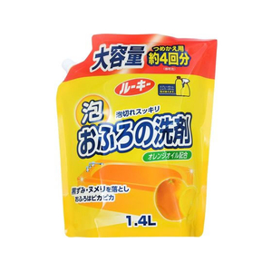 第一石鹸 ルーキーおふろの洗剤オレンジ 詰替用 特大 1.4L FCD738M-イメージ1