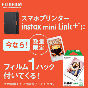 富士フイルム instax mini Link+ ブラック＆オレンジ INSMINILINKPLUSB-イメージ13