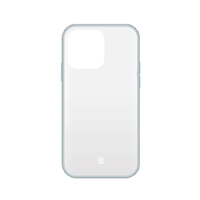 グルマンディーズ iPhone 14 Pro/13 Pro用耐衝撃ケース IIIIFIT CLEAR ライトブル－ IFT-123LBL
