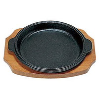 三和精機製作所/Sステーキ皿縁付丸型B15cm FCA4596