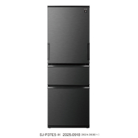 シャープ SJ-P37E4-H 2024年製ブラック冷蔵庫 374L シャープ SJ-P37E5-H 374L 3ドア冷蔵庫 e angle select どっちもドア