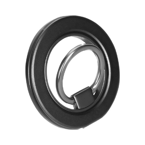 MOTTERU マグネットリング 両面マグネット 360°回転 ブラック MOT-SRING09-BK-イメージ1