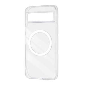 レイアウト Google Pixel 8a用Like standard ハイブリッドケース MagSafe マグネット式アクセサリー対応 クリア RT-GP8AMG2/CM-イメージ1