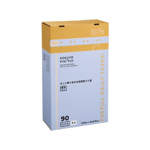 コクヨ Hibifull さっと取り出せるゴミ袋 90L乳白120枚BOX FC270SV-KHF-GL262W-イメージ1