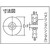 丸喜金属本社 マルコン枠無重量車 60mm コ型 FC170EJ-3543803-イメージ4
