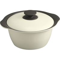 アイリスオーヤマ 無加水鍋 24cm ディープアイボリー FC033PJ-MKS-24