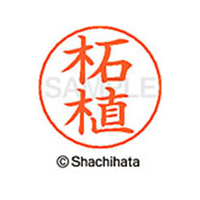 シヤチハタ ネームペン用ネーム シルバー 既製 柘植 FC47246-X-GPS-1475