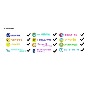 Onanoff Bluetooth&防水対応子供用ヘッドホン BuddyPhones Wave ロボット BT-BP-WV-ROBOT-イメージ11