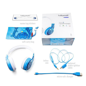 Onanoff Bluetooth&防水対応子供用ヘッドホン BuddyPhones Wave ロボット BT-BP-WV-ROBOT-イメージ6