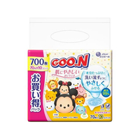 大王製紙 グ～ン 肌にやさしいおしりふき 70枚×10P FCF238N
