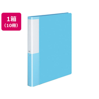 コクヨ クリヤーブック POSITY差替式A4 30穴背幅33 ライトブルー10冊 1箱(10冊) F826312-P3ﾗ-L730NLB