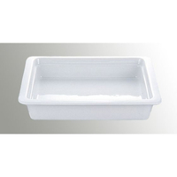 江部松商事 EBM/CH ガストロノームディッシュ ホワイト 1／6 H55mm FC190LM-4462800