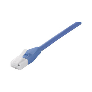 BUFFALO カテゴリー6a対応LANケーブル(ストレート・2m) ブルー BSLS6ANU20BL-イメージ1