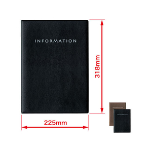 オープン工業 インフォメーションファイル 茶 FC87596-MN-180-BR-イメージ4