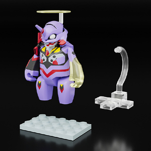 グッドスマイルカンパニー BRICKROID エヴァンゲリオン初号機 覚醒Ver．「ヱヴァンゲリヲン新劇場版」 BRICKROIDEVAｼﾖｺﾞｳｷｶｸｾｲ-イメージ4