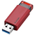 エレコム USB3．1(Gen1)対応ノック式USBメモリ(32GB) レッド MF-PKU3032GRD-イメージ1