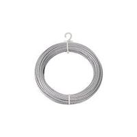 トラスコ中山 TRUSCO　メッキ付ワイヤーロープ　Φ3mmX10m CWM-3S10