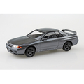 アオシマ 1/32 ニッサン R32スカイライン GT-R(ガングレーメタリック) Aﾗｸﾌﾟﾗ14GGR32GTRｶﾞﾝｸﾞﾚ-M