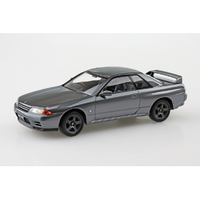 アオシマ 1/32 ニッサン R32スカイライン GT-R(ガングレーメタリック) Aﾗｸﾌﾟﾗ14GGR32GTRｶﾞﾝｸﾞﾚ-M