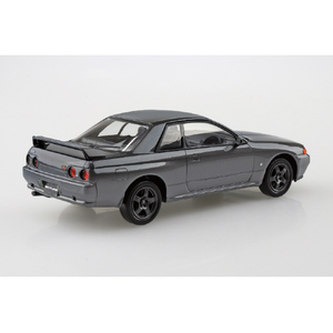アオシマ 1/32 ニッサン R32スカイライン GT-R(ガングレーメタリック) Aﾗｸﾌﾟﾗ14GGR32GTRｶﾞﾝｸﾞﾚ-M-イメージ2