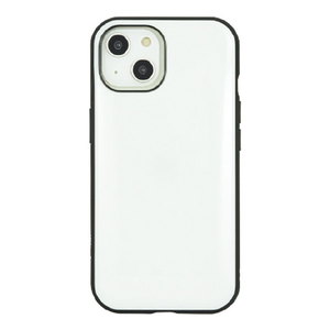 グルマンディーズ iPhone 15/14/13用耐衝撃ケース IIIIFIT ホワイト IFT-150WH-イメージ1