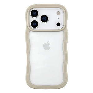 ユニケース Wavy Case (greige) for iPhone 17 Pro UNI-25MP-WCGG-イメージ1