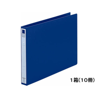 リヒトラブ リングファイル カドロック&ツイストリング B4ヨコ 青 10冊 1箱(10冊) F881881-F-875U-8