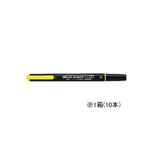 コクヨ 蛍光マーカープリフィクス ツイン 黄10本 1箱(10本) F827025-PM-L202Y-イメージ1