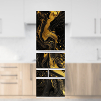 e angle ドレスアップマグネットシート 漆黒金 ANG-MG-GRY41GXK-3SKG