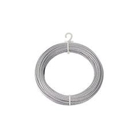トラスコ中山 TRUSCO　メッキ付ワイヤーロープ　Φ3mmX20m CWM-3S20