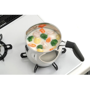 パール金属 ナリック ステンレス製マルチポット 17cm ストレーナー付 FCJ889D-HC-147-イメージ6