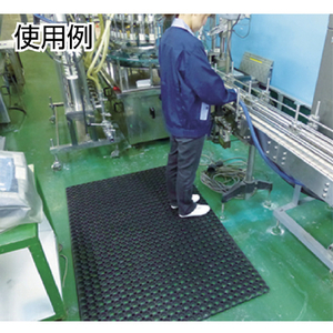 トラスコ 有孔ラバーマット ６００Ｘ８００ｍｍ TRUSCO 有孔ラバーマット TTRM-6080-イメージ5