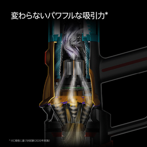 ダイソン サイクロン式コードレススティッククリーナー Dyson V12 Detect Slim Absolute イエロー/アイアン/ニッケル SV46ABL2-イメージ3