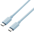 エレコム USB4ケーブル(Type-C to Type-C) 0．8m USB4-APCC5P08シリーズ ブルー USB4APCC5P08BU